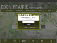 Tablet Screenshot of edenprairie.org